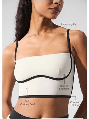 ALO Yoga Airbrush Streamlined Bra Tank new no tag